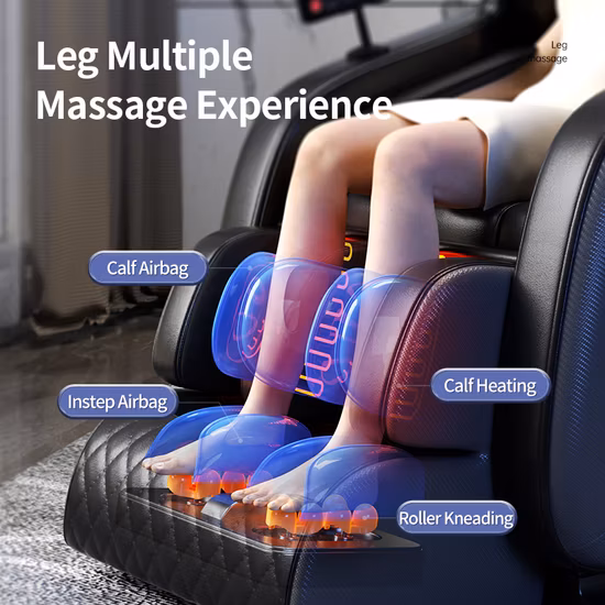Fauteuil de massage électrique 3D SL Track inclinable de luxe, pour tout le corps, 8d, zéro gravité, 4D, pour le corps