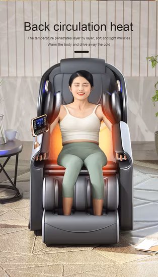 Vente Flash Couverture d'airbag réglable 2D multi-modes pour tout le corps, fauteuil de Massage inclinable, chauffage électrique du dos, compression des pieds, chaise de Massage SPA